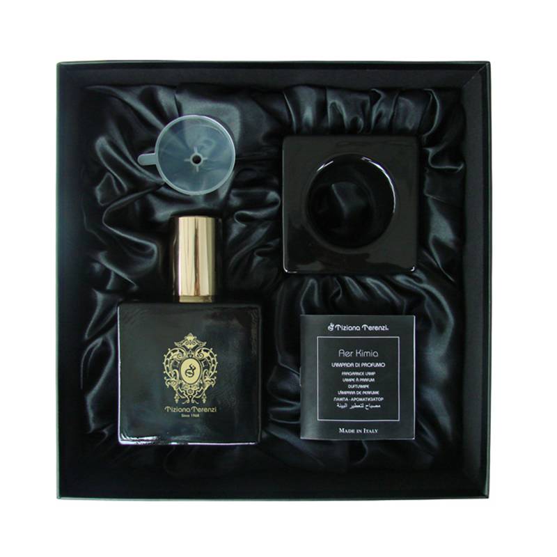 TIZIANA TERENZI - LAMPADA -CATALITICA- QUADRATA | Charme Parfumerie de Luxe Molfetta Tiziana Terenzi Lampada catalitica quadrata in vetro nero lucido