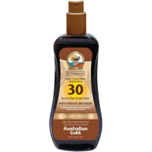 Australian Gold - Abbronzante SPF 30 spray gel + bronzer