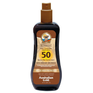 Australian Gold - Abbronzante SPF 50 spray gel + Bronzer