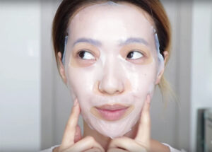maschera per la skincare coreana 