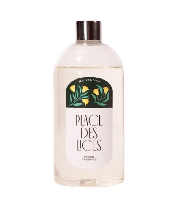 Place Des Lices, Vanille Cigar Ricarica Diffusore 500 Ml | Charme Parfumerie de Luxe Molfetta Place Des Lices, Vanille Cigar Ricarica Diffusore 500 Ml