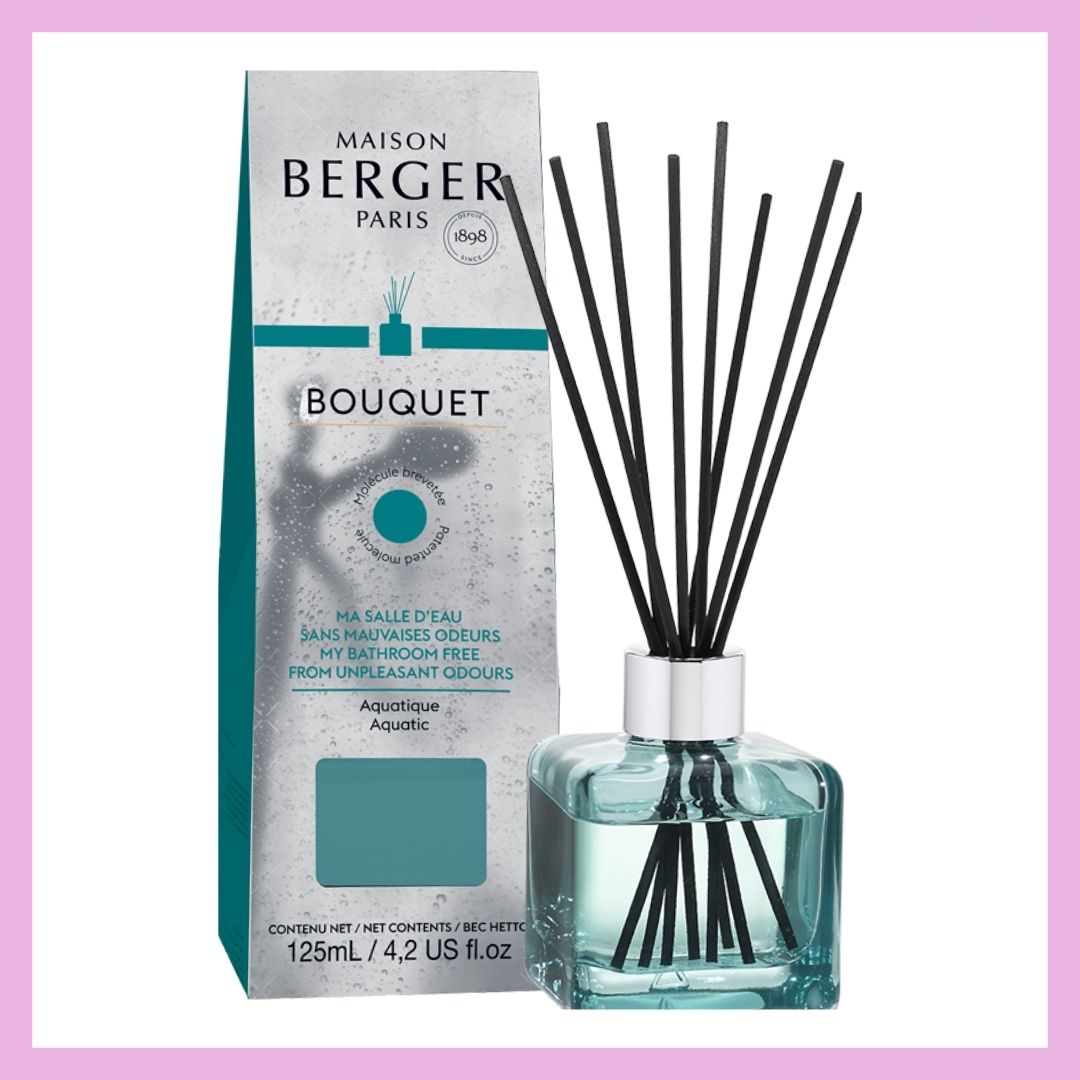 Maison Berger Bouquet Cube Anti-odori con bastoncini 125 ml - BAGNO | Charme Parfumerie de Luxe Molfetta Maison Berger Bouquet Cube Anti-odori con bastoncini 125 ml - BAGNO